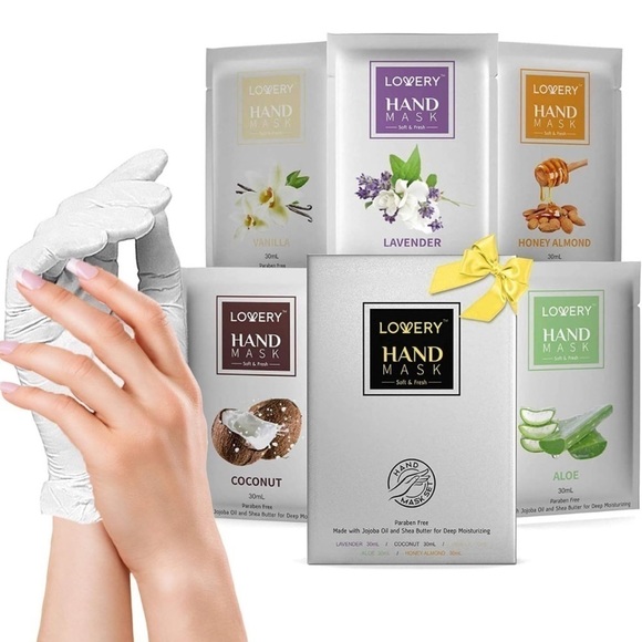 Brand New Hand & Foot Masks Jojoba Oil Moisturizing Hydrating Spa Shea Butter - Picture 3 of 16